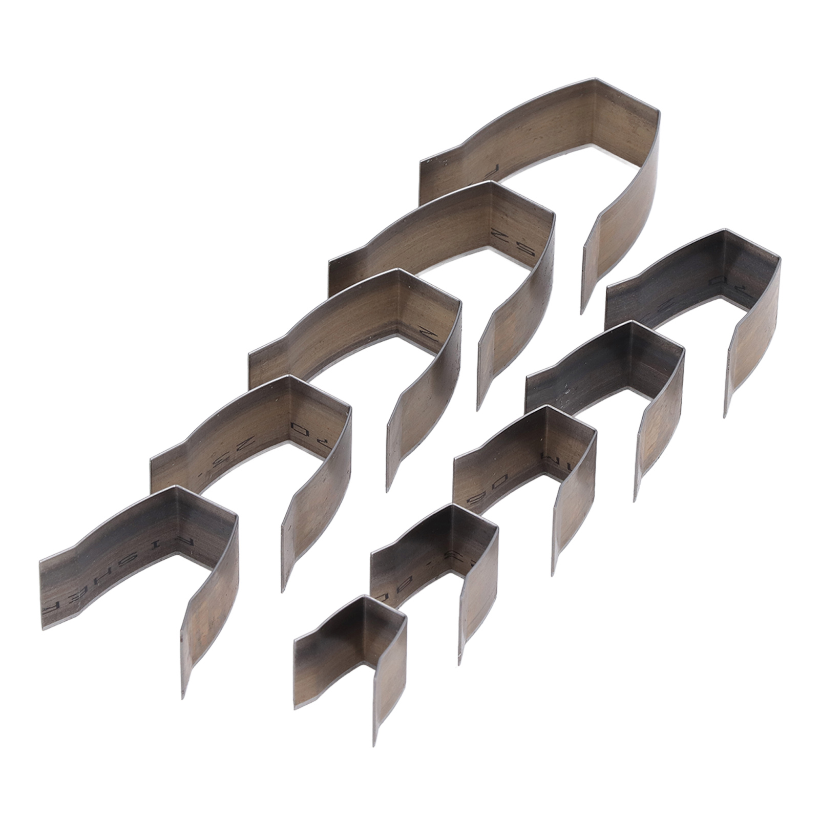 10-teiliges Set: Ledermesserform, Uhrenarmbandkopf, Messerform, Stanzwerkzeug Für Ledergürtel, Viereckiger Schwanz