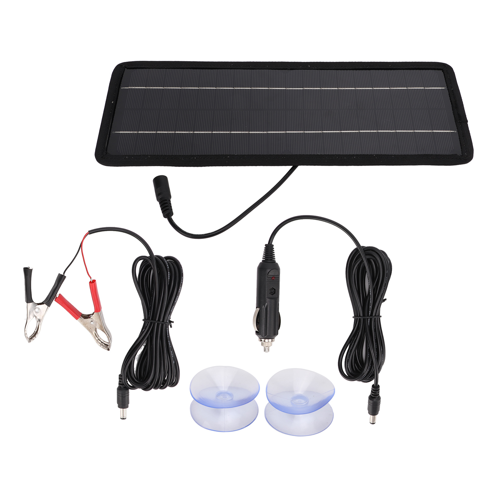 4,5-w-12-v-solar-autobatterieladegerät Mit Polysilizium-panel Für Auto, Boot Und Andere Fahrzeuge – 12-v-auf-5-v-umwandlung