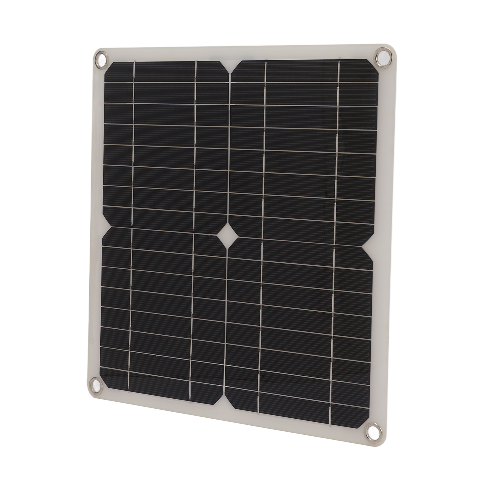 15-w-monokristallines Solarpanel-set, Ladegerät Mit Dualem Usb- Und Dc-ausgang Für Das Laden Im Freien