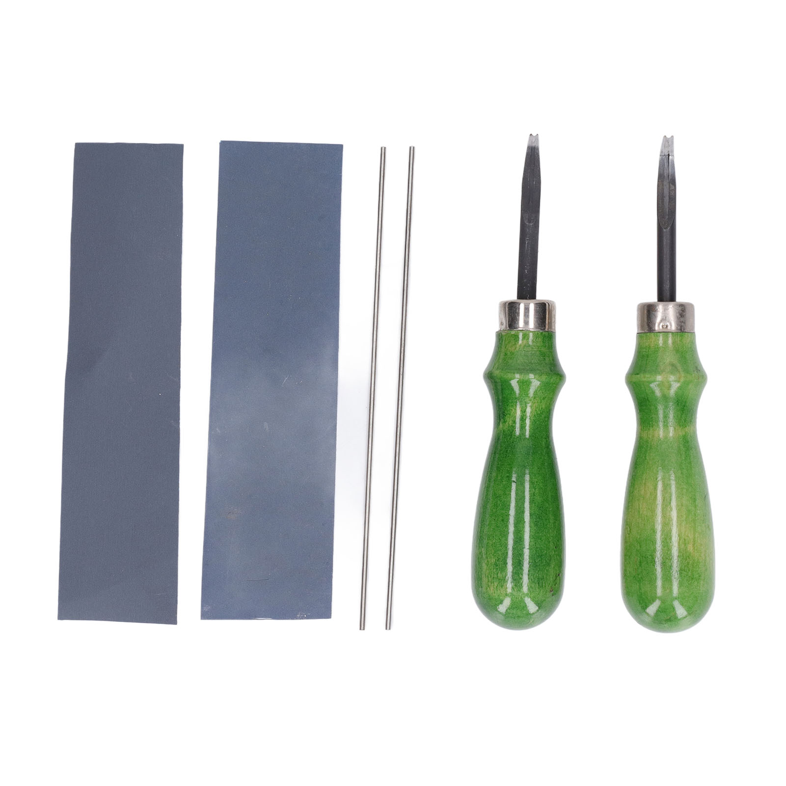 Set Mit 2 Professionellen Lederfasenschneidern Aus Legiertem Stahl, Kantenschneidwerkzeug Für Heimwerker, Lederhobel