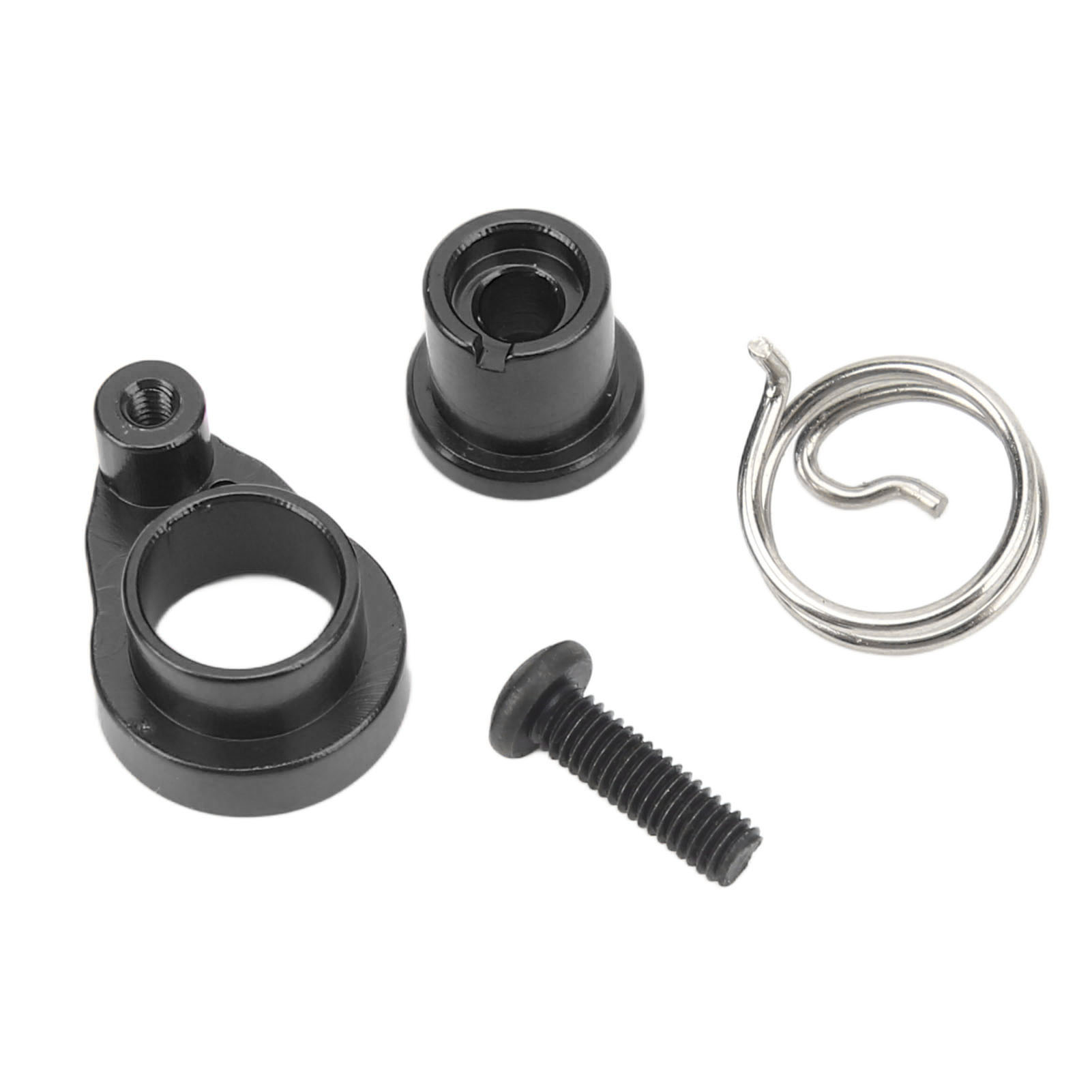 25t Cnc-gefräster Servo-stoßdämpferarm Aus Aluminiumlegierung, Schwarz, Ersatzteil Für Traxxas Rc-cars