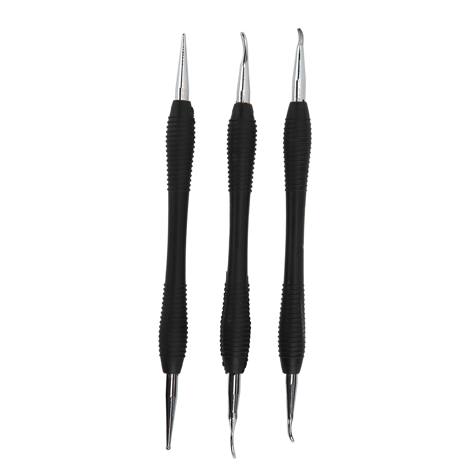 Set Mit 3 Lederformwerkzeugen In Verschiedenen Formen Und Größen, Aus Robustem Edelstahl, Diy-lederpress- Und Reibewerkzeug Für Den Heimgebrauch