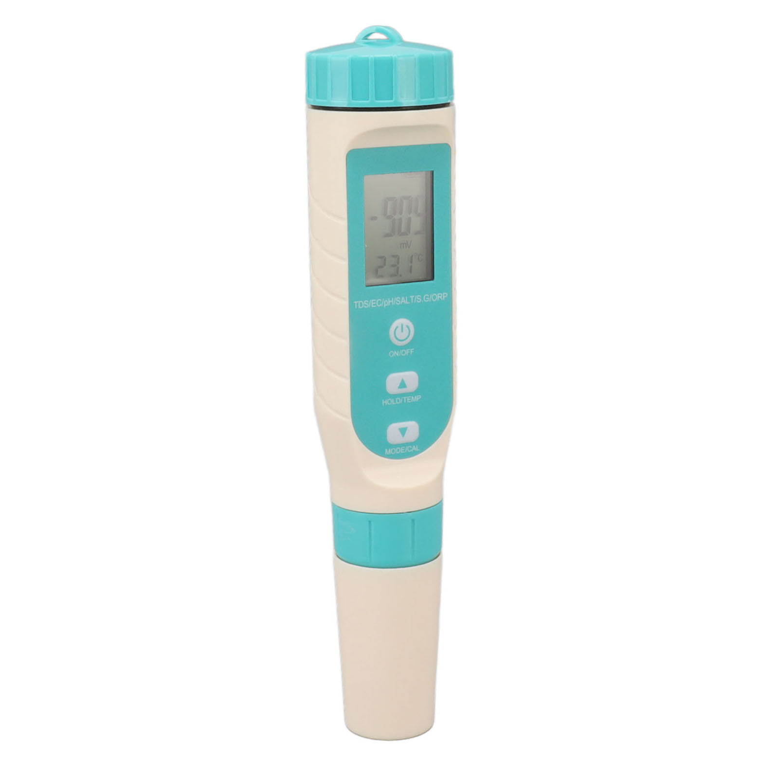 7-in-1 Wasserqualitätstester: Tds, Ec, Ph-wert, Salz, Spezifisches Gewicht, Orp, Temperatur. Wasserdicht (ip67), Digitales Multifunktionsgerät.