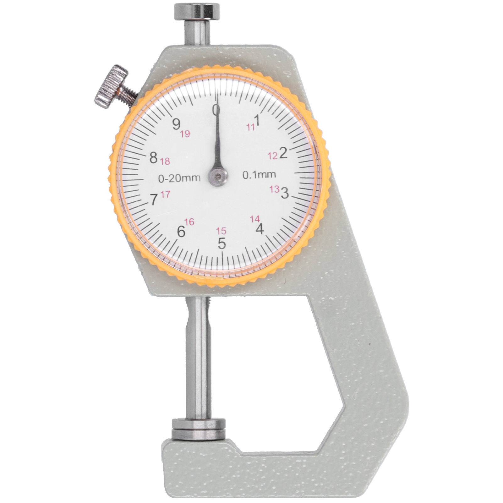 Dickenmesser Mit Skala, Flachkopf, Pflanzlich Gegerbtes Leder, Diy-messwerkzeug 0-20 Mm