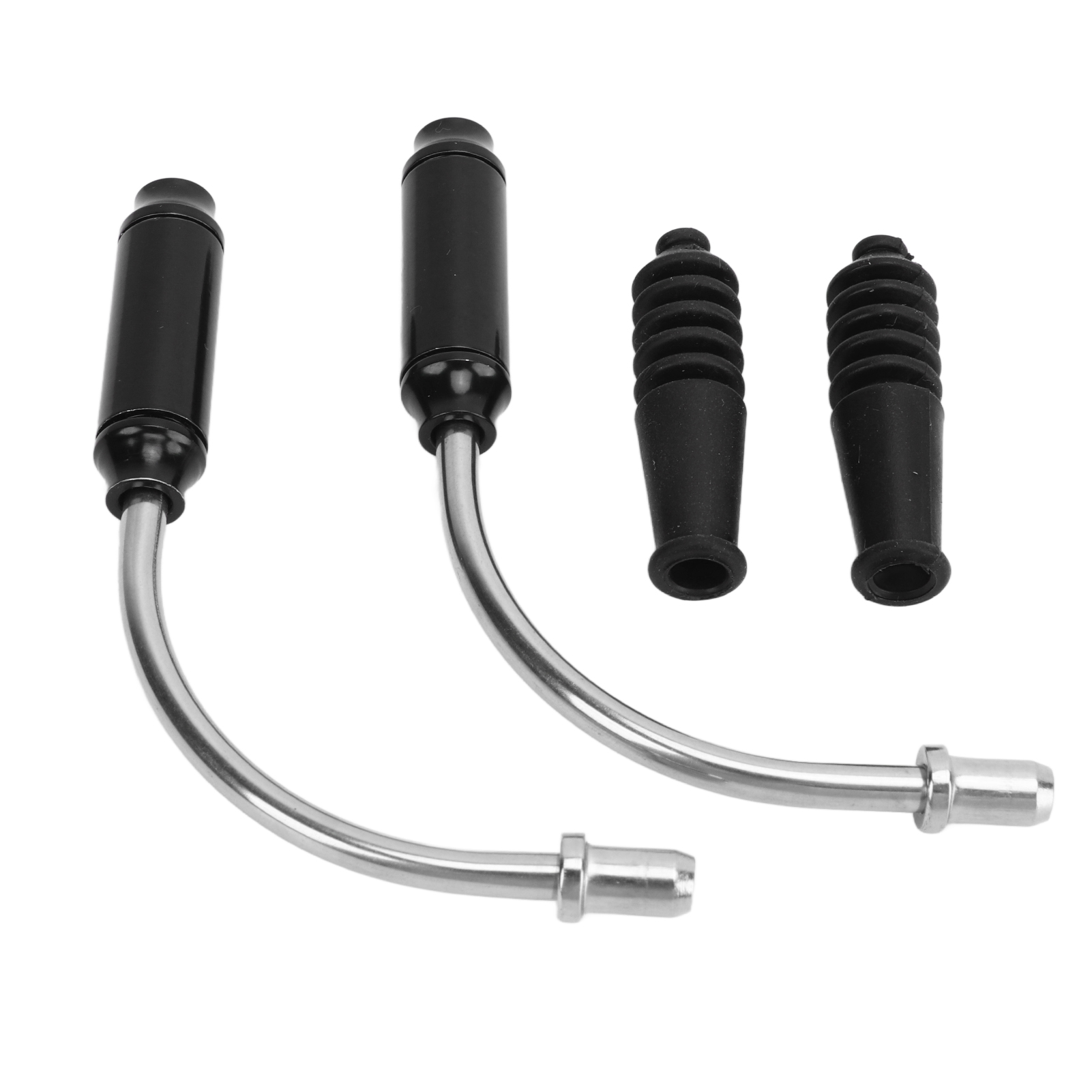 Flexibler, Reibungsarmer, Rostfreier, Abgewinkelter Fahrradbremszug Für Mountainbikes, Rennräder Und Bmx-räder, Schwarz