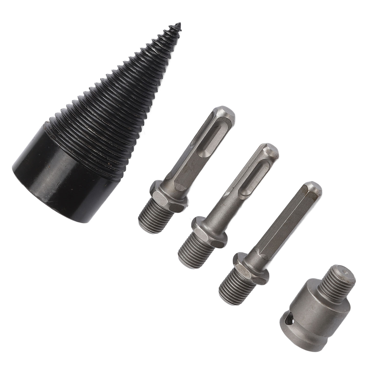 Set Mit 5 42-mm-stahl-spaltholzbohrern Für Spaltholz