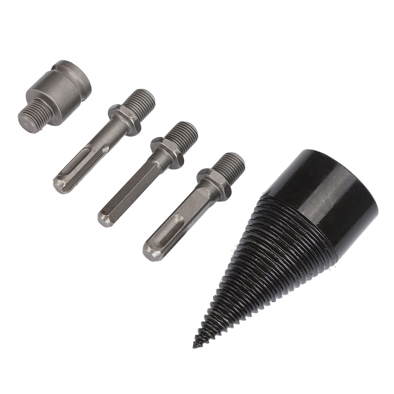 5-teiliges 45-mm-holzspalter-bohrer-set, Abnehmbarer Stahl