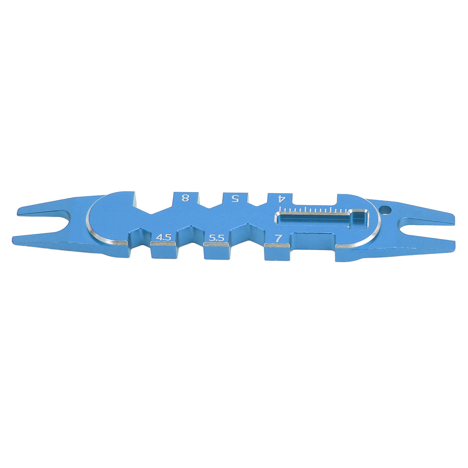 Rc Multifunktions-flaschenöffner Mit Rundkopf, Universelles Reparaturwerkzeug Aus Aluminiumlegierung Für 4 Mm, 4,5 Mm, 5 Mm, 5,5 Mm, 7 Mm Und 8 Mm Rundköpfe, Dunkelblau