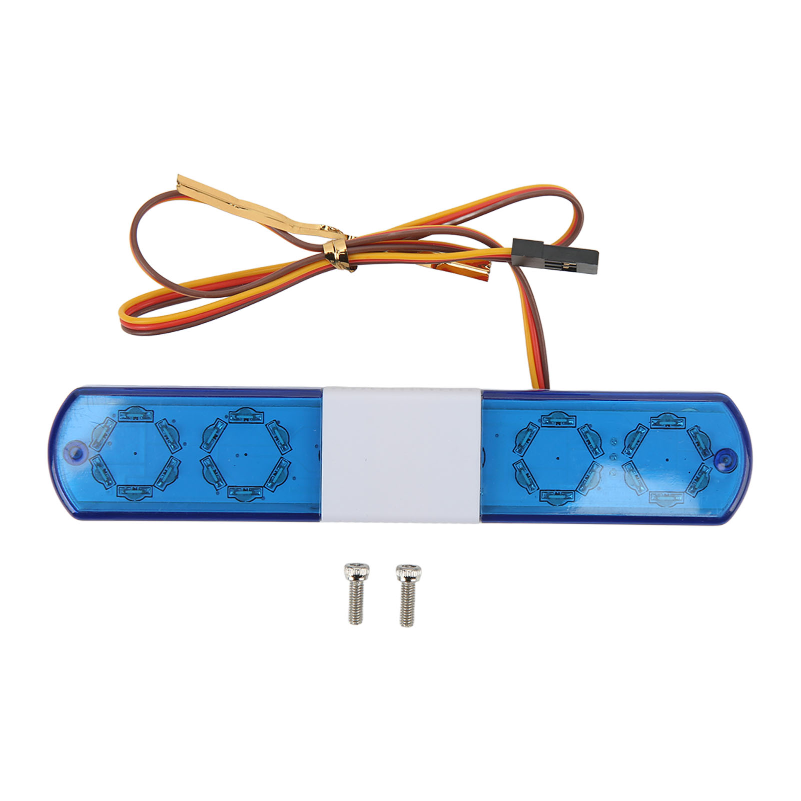 Rc-polizei-simulations-led-kit Mit 4 Modi, Blitzlicht Und Blauem Alarmlicht Für 1/8- Und 1/10-modellautos
