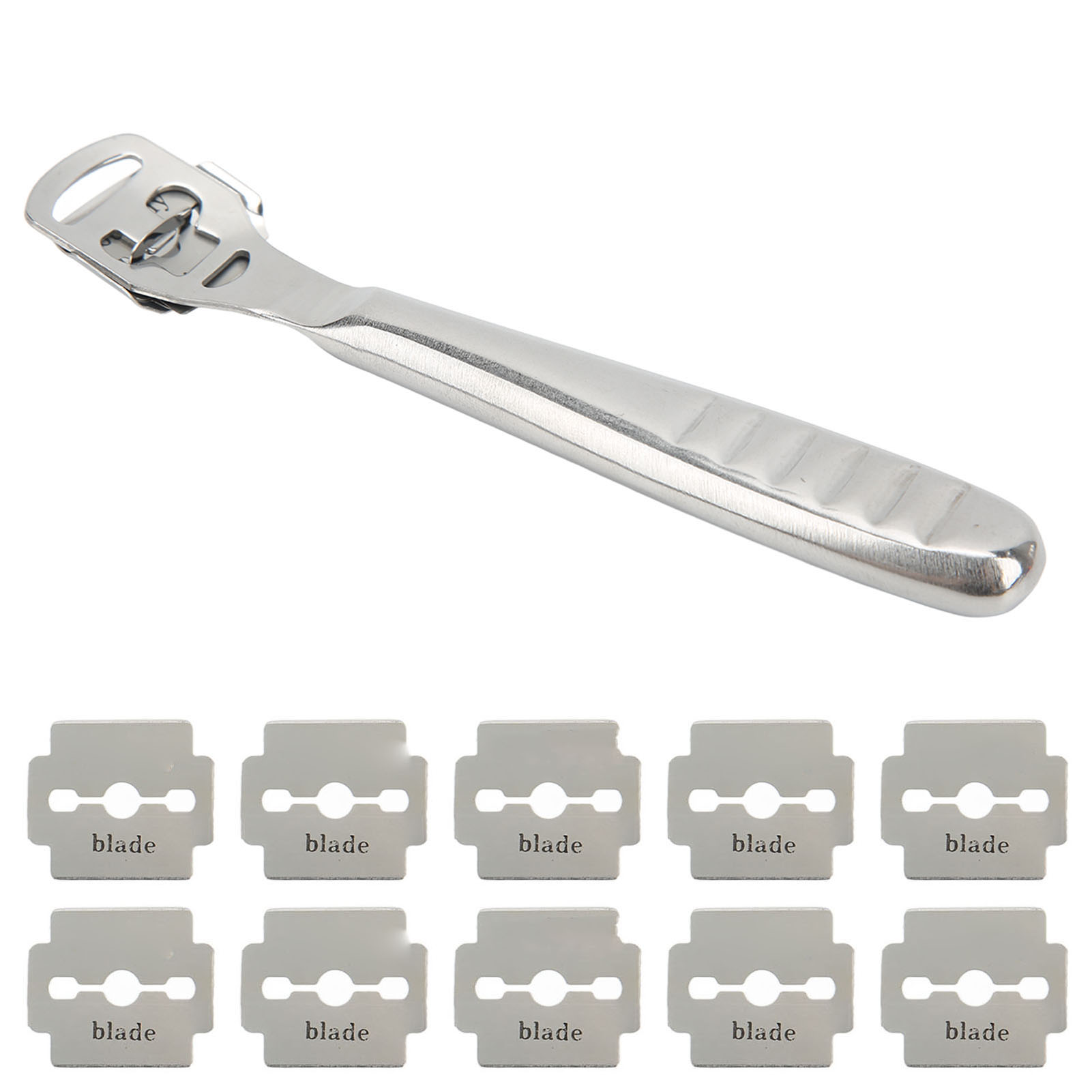 Lederabziehschere Aus Edelstahl, Kraftsparender, Rutschfester Griff, Vielseitiges Schneidewerkzeug Für Handtaschen, Gürtel Und Rucksäcke