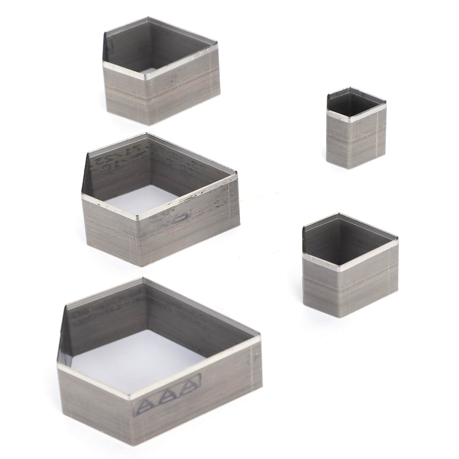 Set Mit 5 Ausstechformen Aus Leder, Diy-schneidewerkzeug Für Geometrische Formen, Bastelstanzer Für Kreative Projekte
