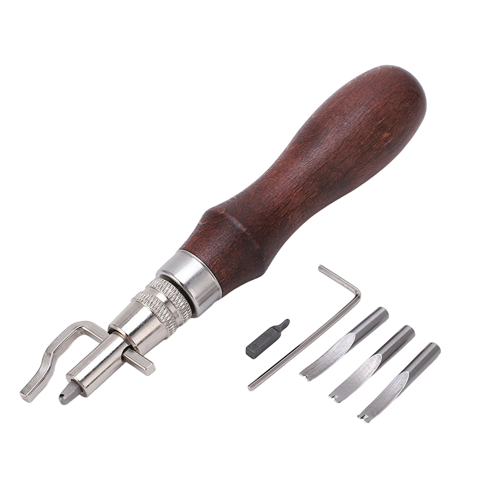7-in-1 Lederwerkzeugset: Langlebiges, Multifunktionales Werkzeug Für Holz Und Metall, Stabile Befestigung, Kraftsparend, Zum Abschrägen, Für Lederarbeiten Und Diy-lederprojekte