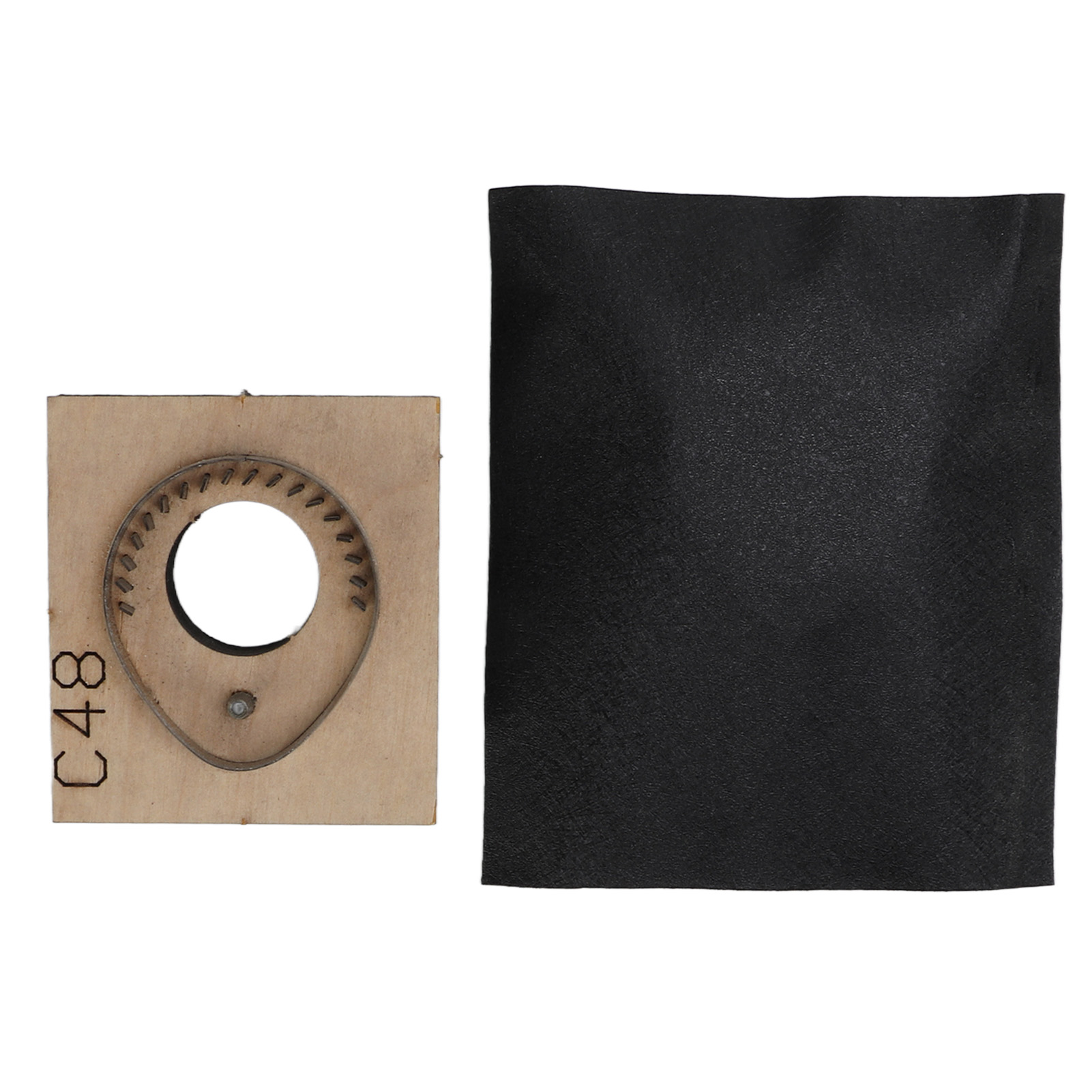 Lederzugangskarte – Diy-lederstanzform – Handgefertigte Form Mit Dickem Holzsockel Für Bastelarbeiten Und Scrapbooking