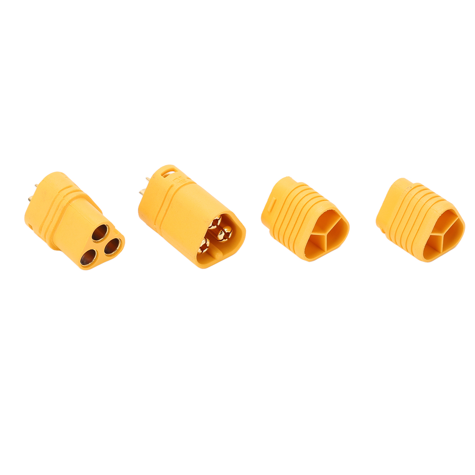 Mt60 Rc-stecker, Stecker/buchse, 3-polig, Vergoldet, Universell Für Fahrzeuge, Flugzeuge, Boote, Gelb