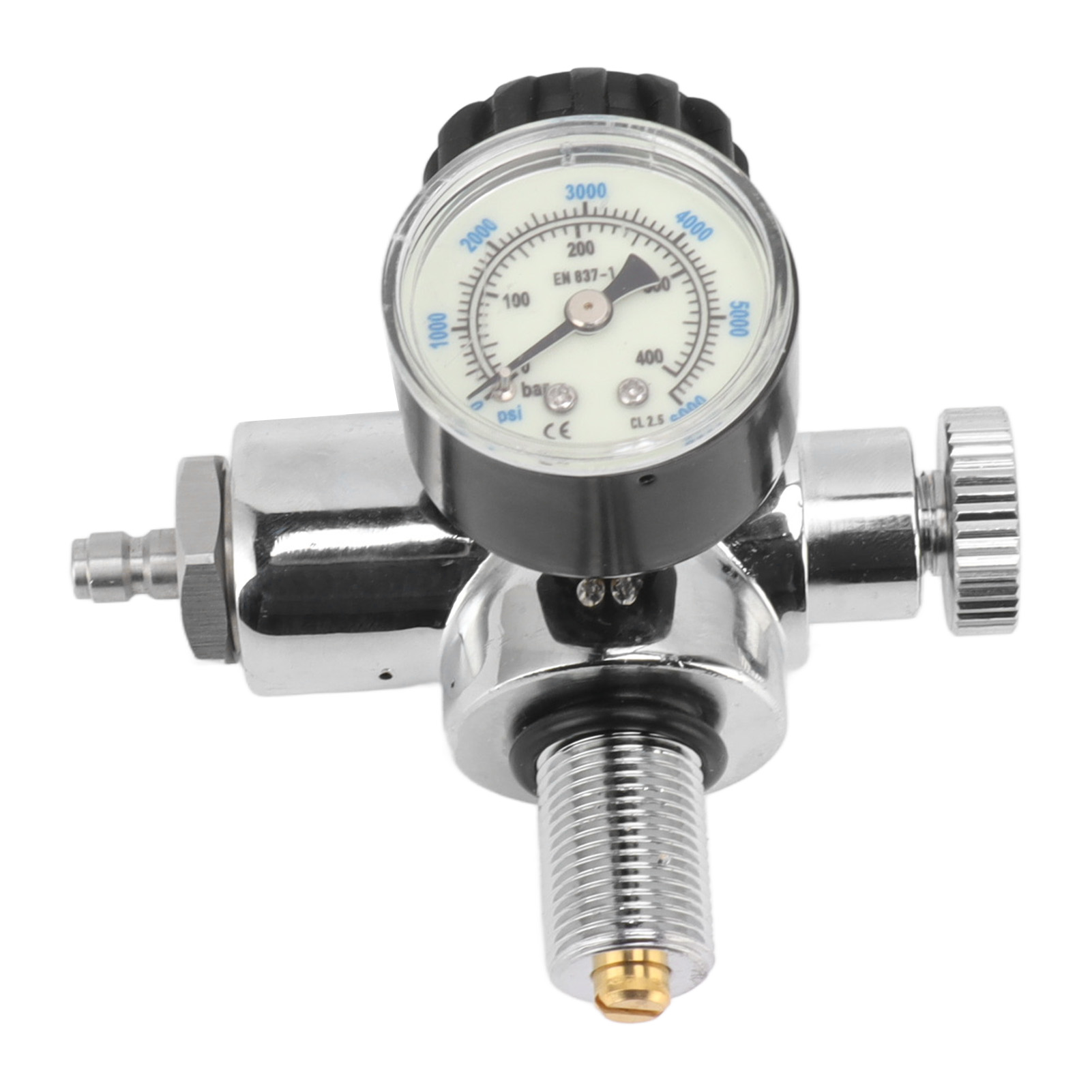 6000 Psi 400 Bar Tauchflaschen-druckmanometer M18x1,5 Mit Doppelter Beleuchteter Skala
