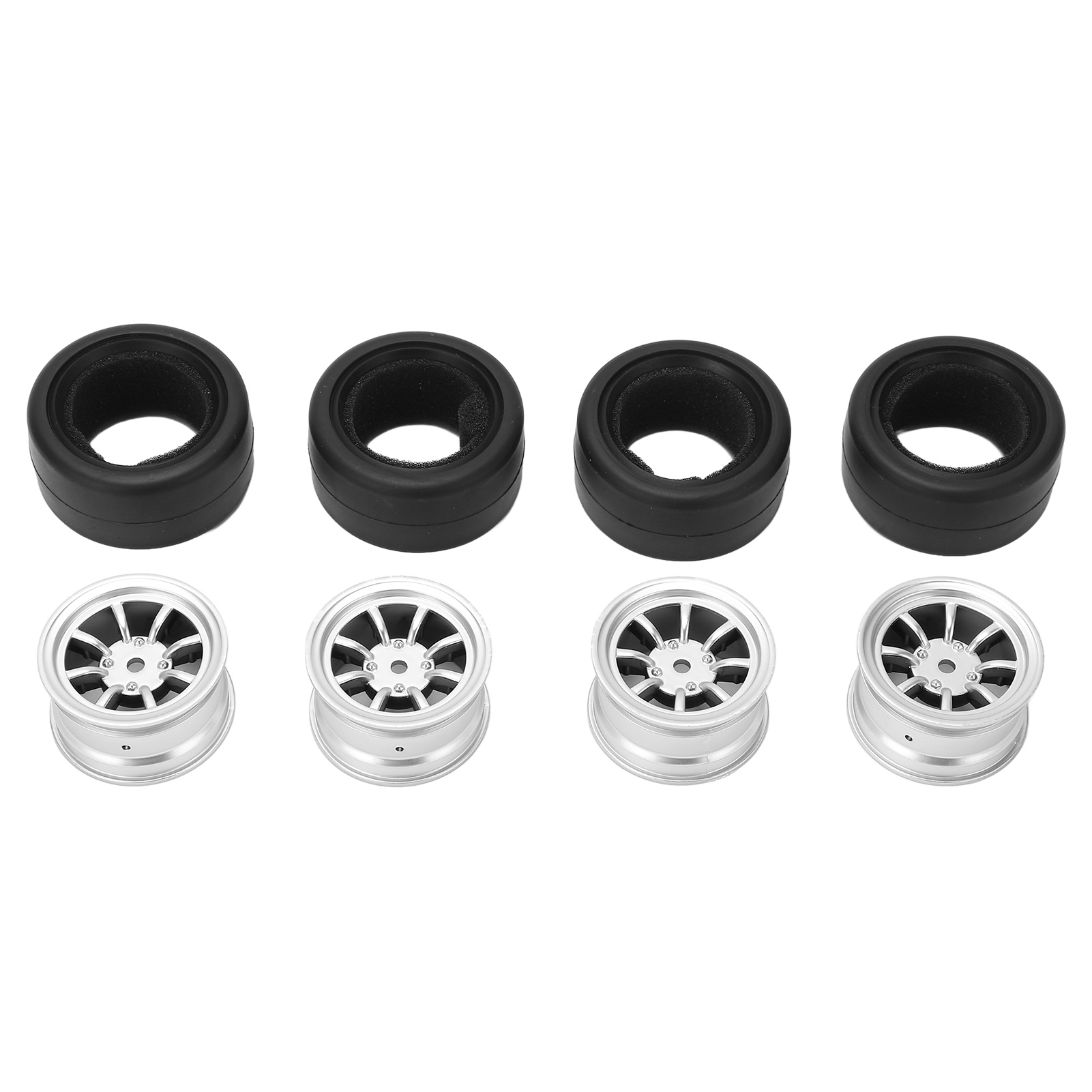 4-teiliges Set Aus 12-mm-messingnaben Für Rc-gummireifen, Verbesserte Ersatzteile Für Das Ferngesteuerte Auto Wpl D12