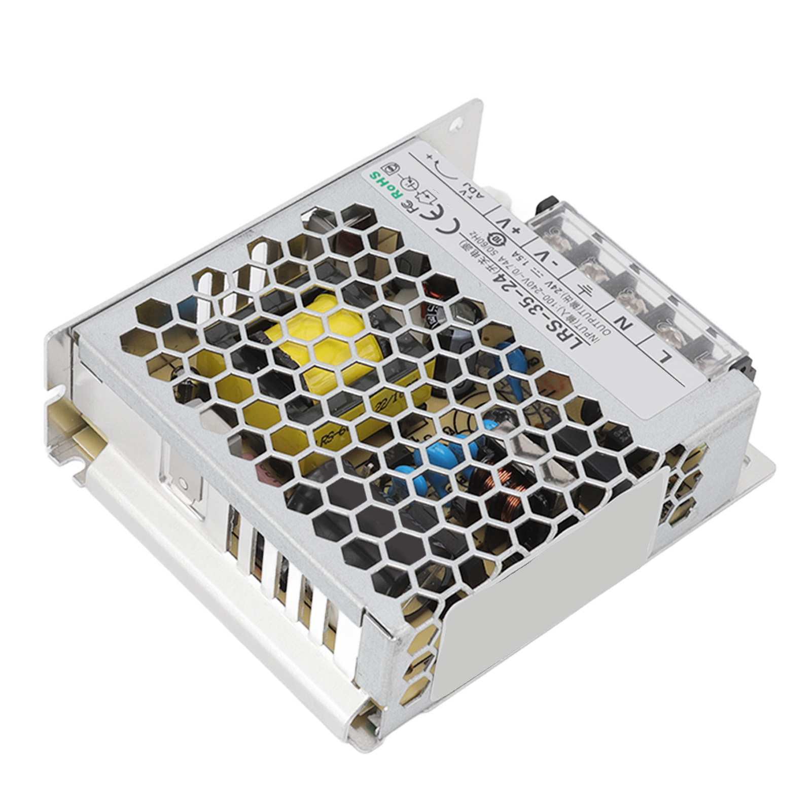 24v 1,5a 35w Schaltnetzteil, Universeller Geregelter Transformator Für Led-streifen, 100-240v Eingang Lrs