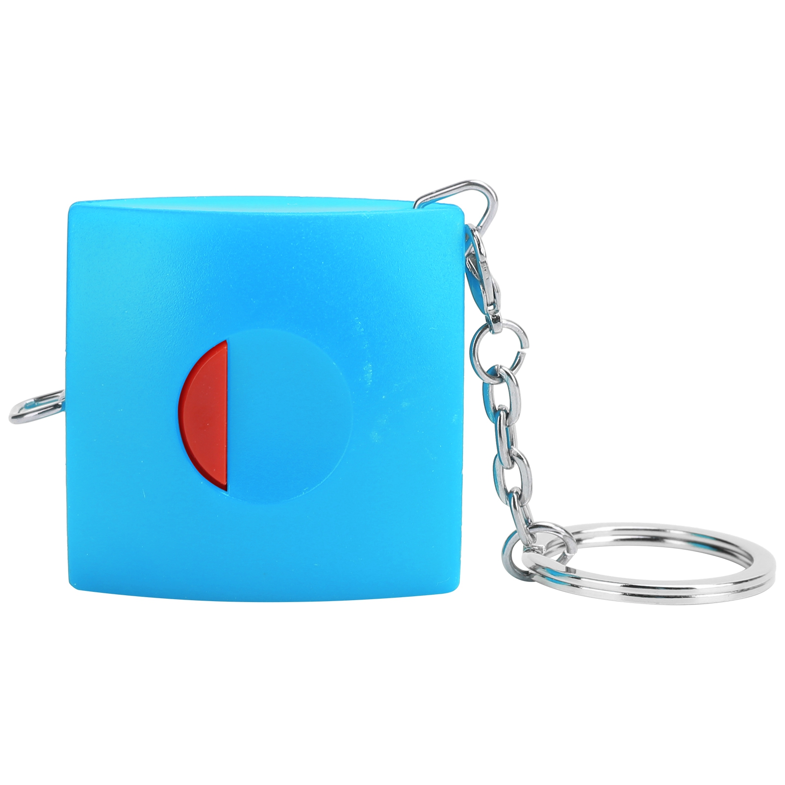 Mini-automatik-rollmaßband Aus Blauem Pvc Für Nähen, Basteln Und Körpergrößenmessung