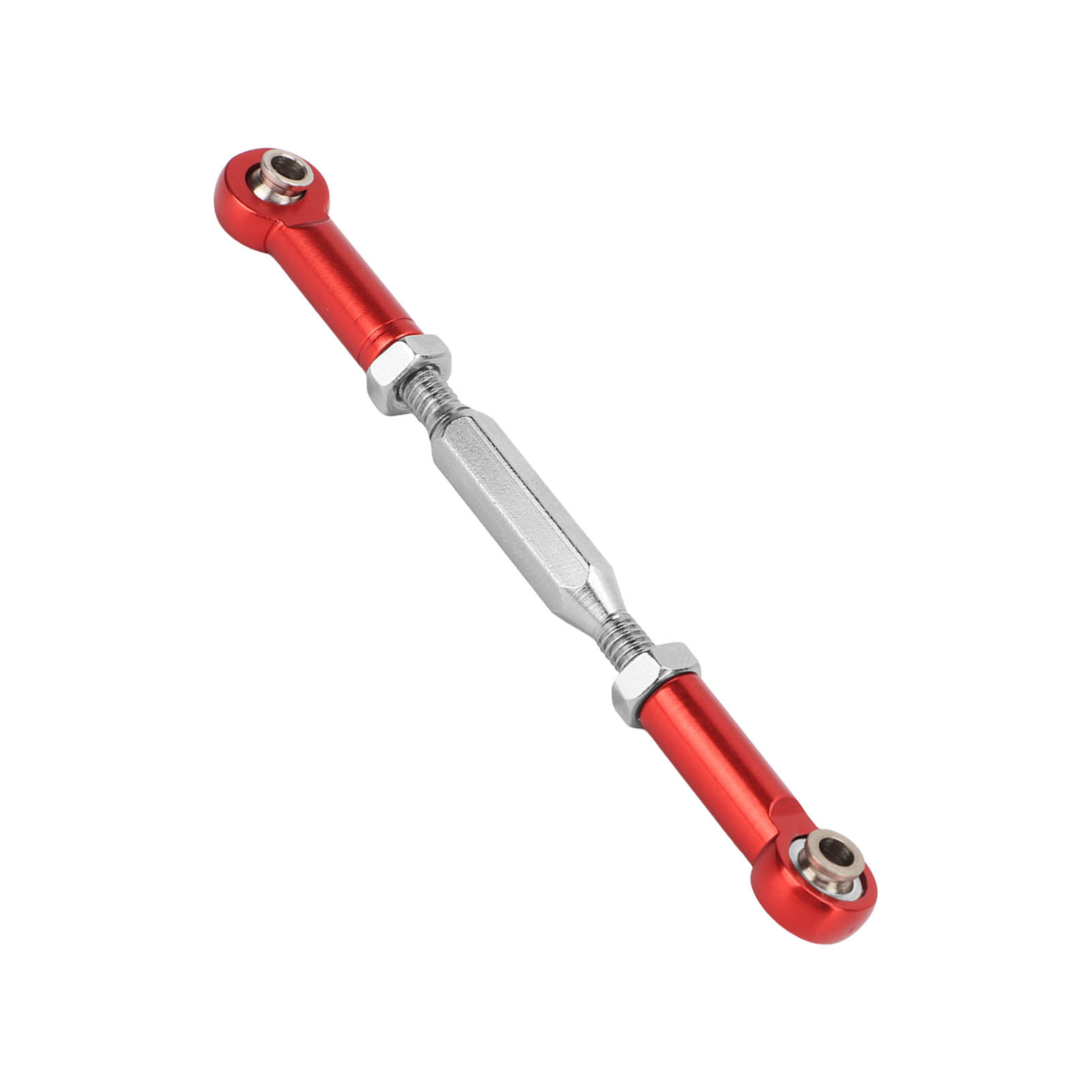 Servogestänge Aus Metall, Lenkgestänge Für Monstertrucks Der 1/10-serie, Rotes Rc-auto