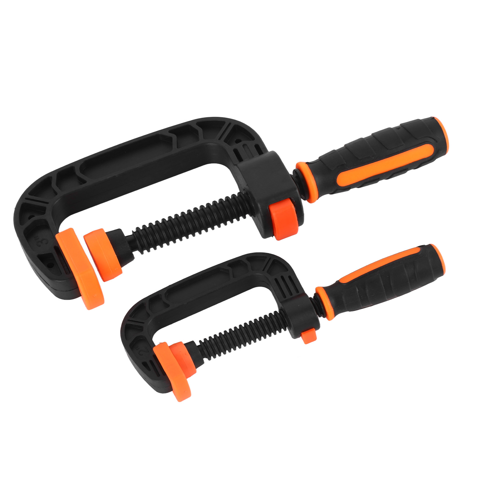 Schnellspann-c-klemmen (2 Und 3 Zoll) Mit Ergonomischem, Rutschfestem Griff Für Holzbearbeitungs- Und Heimwerkerprojekte