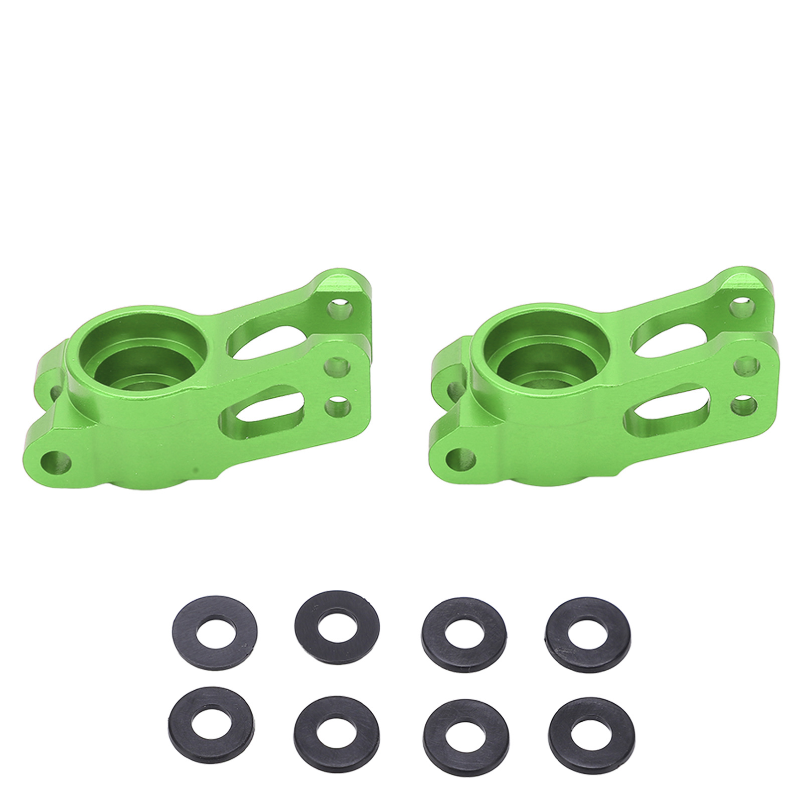 Stück Hinterachsträger Aus Aluminiumlegierung Für Losi Lasernut U4 Tenacity 1/10 Rc-car, Grüne Hinterradnabenträger