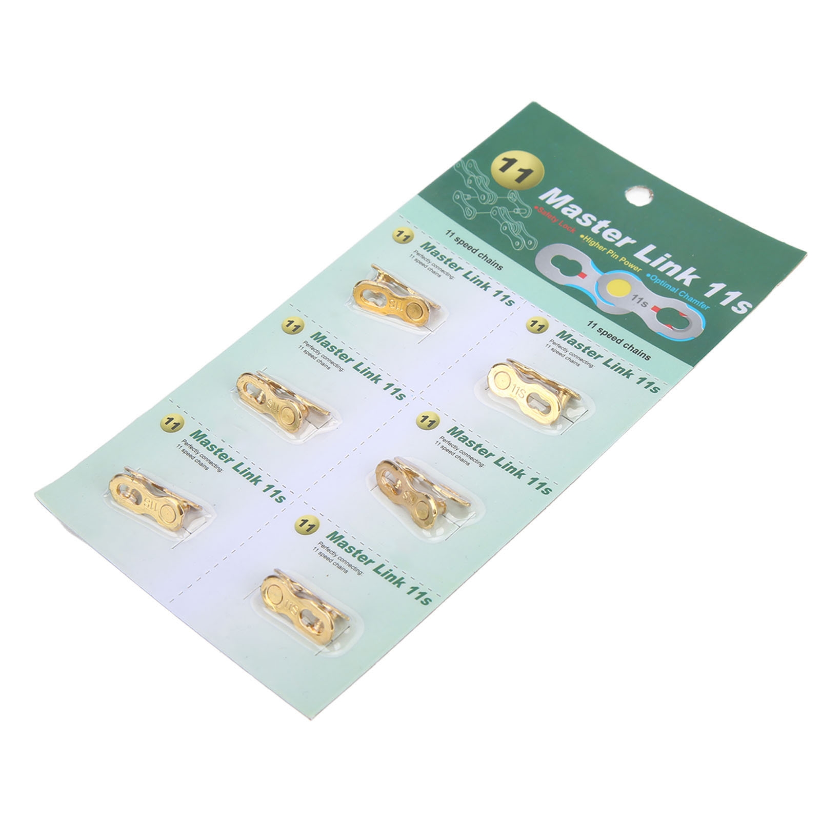 12 Stahl-kettenverbinder, Schnellkupplungen Für Mountainbikes Und Fahrräder, Gold