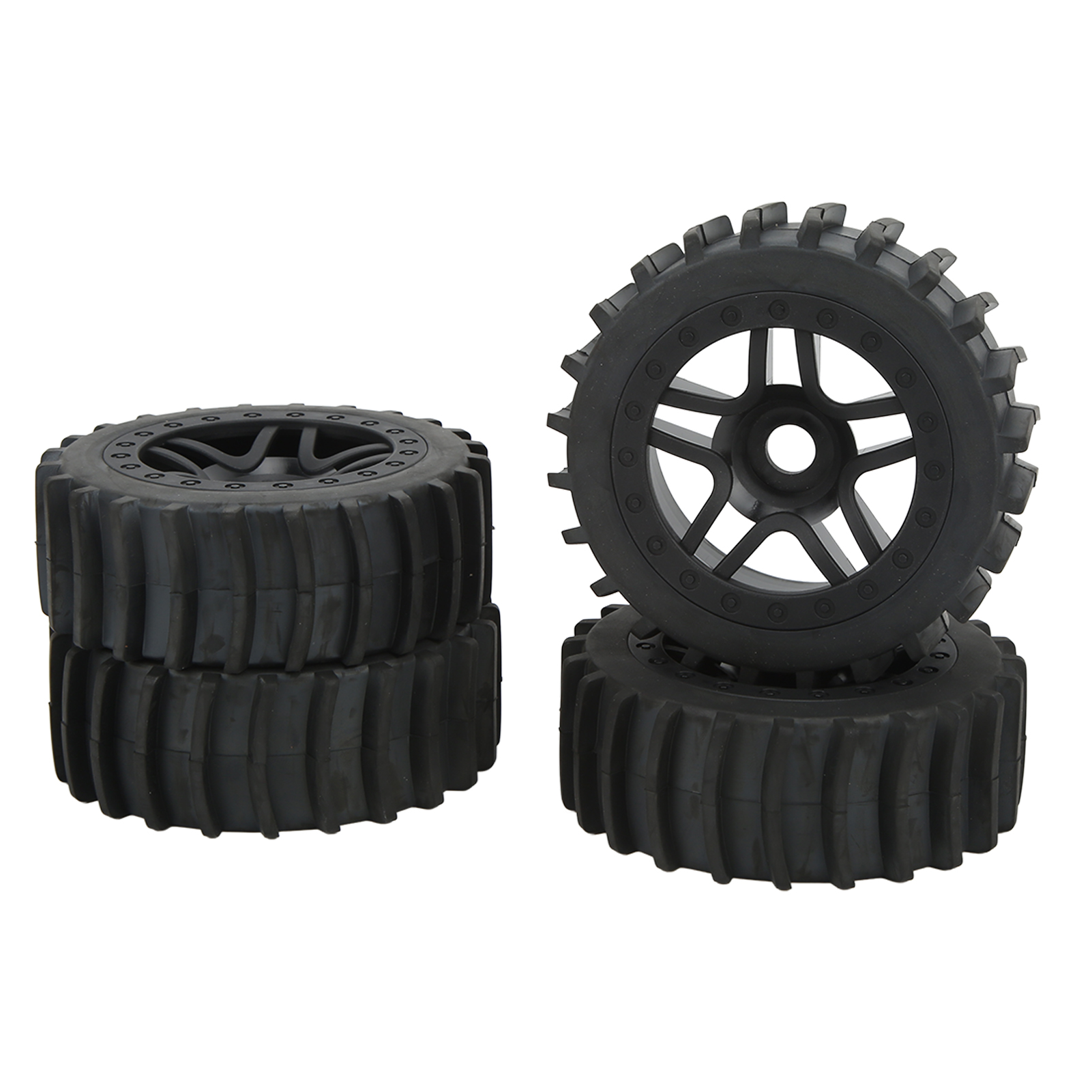Stück Universal-gummireifen, Verbesserte Felgen Und Räder Für Arrma 1/7, 1/8 Und 1/10 Modelle