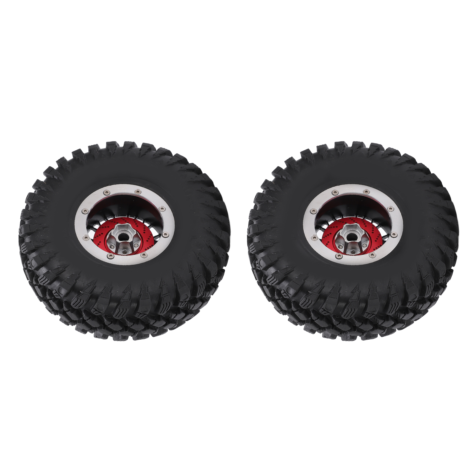 2,2-zoll-rc-reifen, Robuste Gummifelge Mit Metallnabe, Ersatzteilzubehör, Schwarz