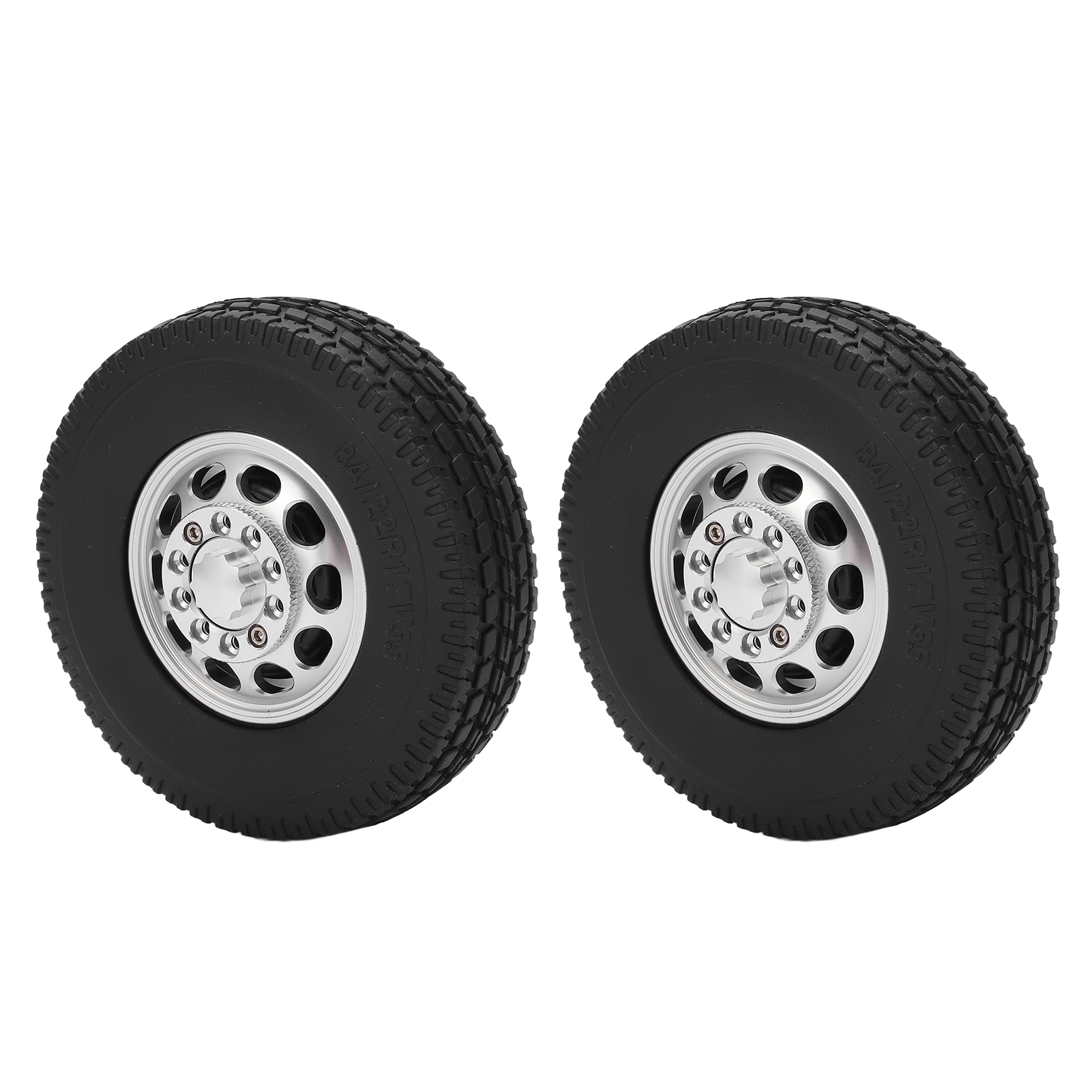 Gummireifen Und Eine Vorderradnabe Aus Aluminiumlegierung Für Das Vorderrad Des Tamiya 1/14 Traktor-lkw