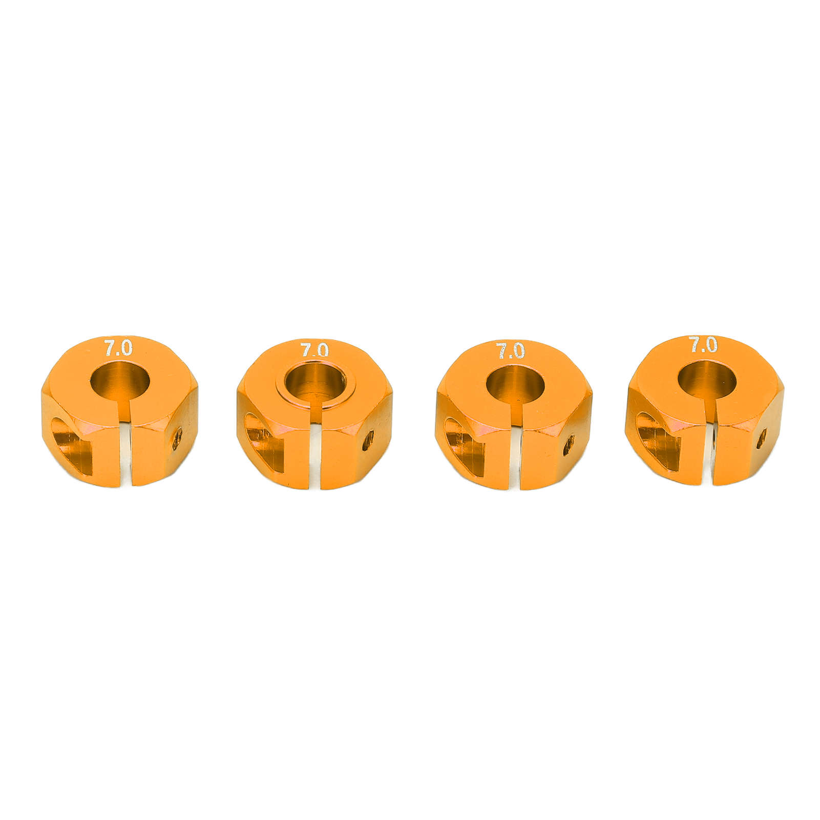 12 Mm X 7 Mm Orangefarbener Aluminium-kupplungsadapter Für 1/10 Rc-car-radnaben