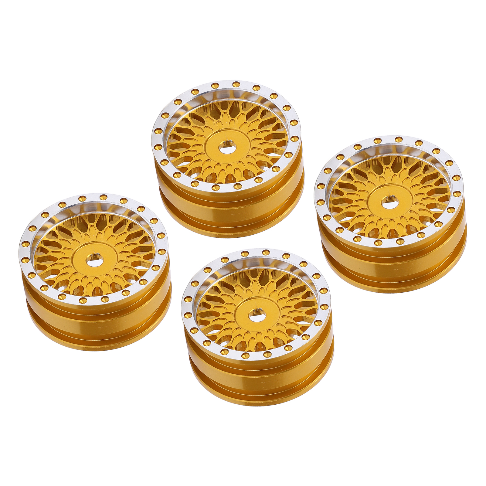 Goldene Radnaben Aus Metall Für Axial Scx24 Axi90081 Axi00001 Axi00002 1/24 Rc-car-zubehör