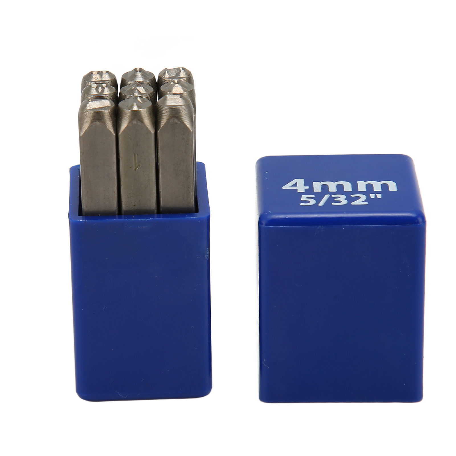 Set Mit 9 Stempeln Aus Kohlenstoffstahl, 4 Mm (0,16 Zoll), Für Metallgravuren, Mehrzweckstempel Für Leder, Holz Und Schmuck