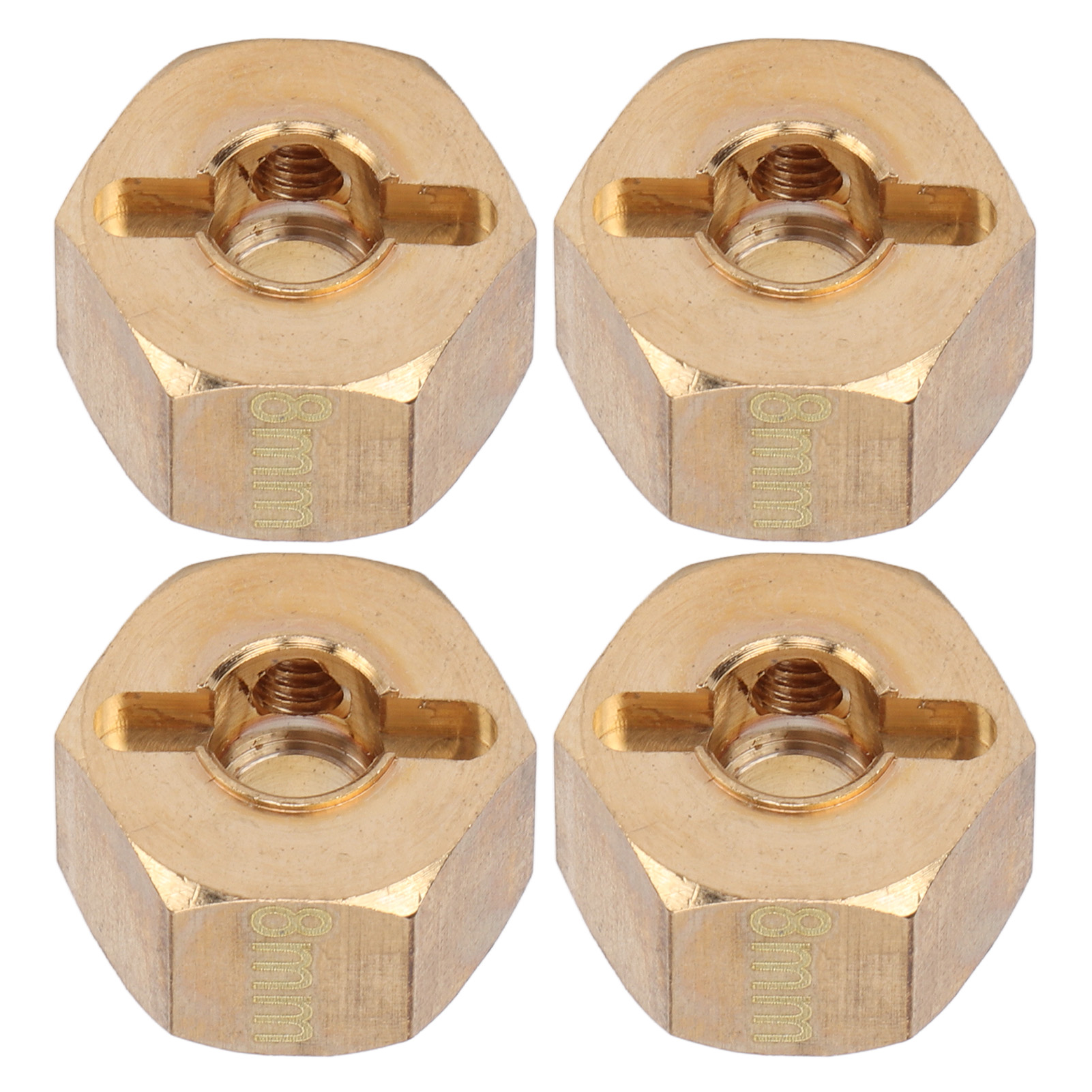 Stück 12-mm-sechskantadapter Für Verbreiterte Radnaben, Kompatibel Mit Scx10 90046 Gn7 Cc01 1/10 Rc-cars, 8 Mm