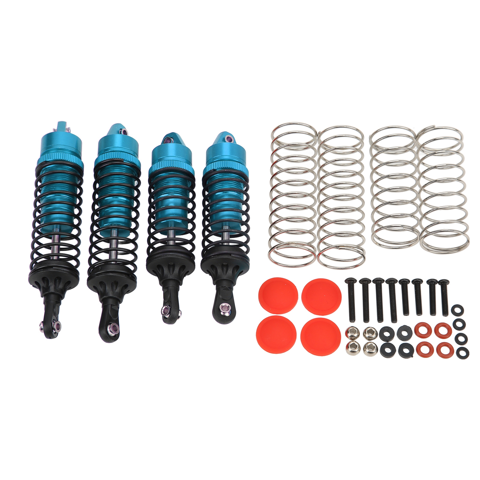 Professionelles Stoßdämpfer-set Aus Aluminiumlegierung, Vorder-/hinterachse Für 1:10 Rc-cars, Blau