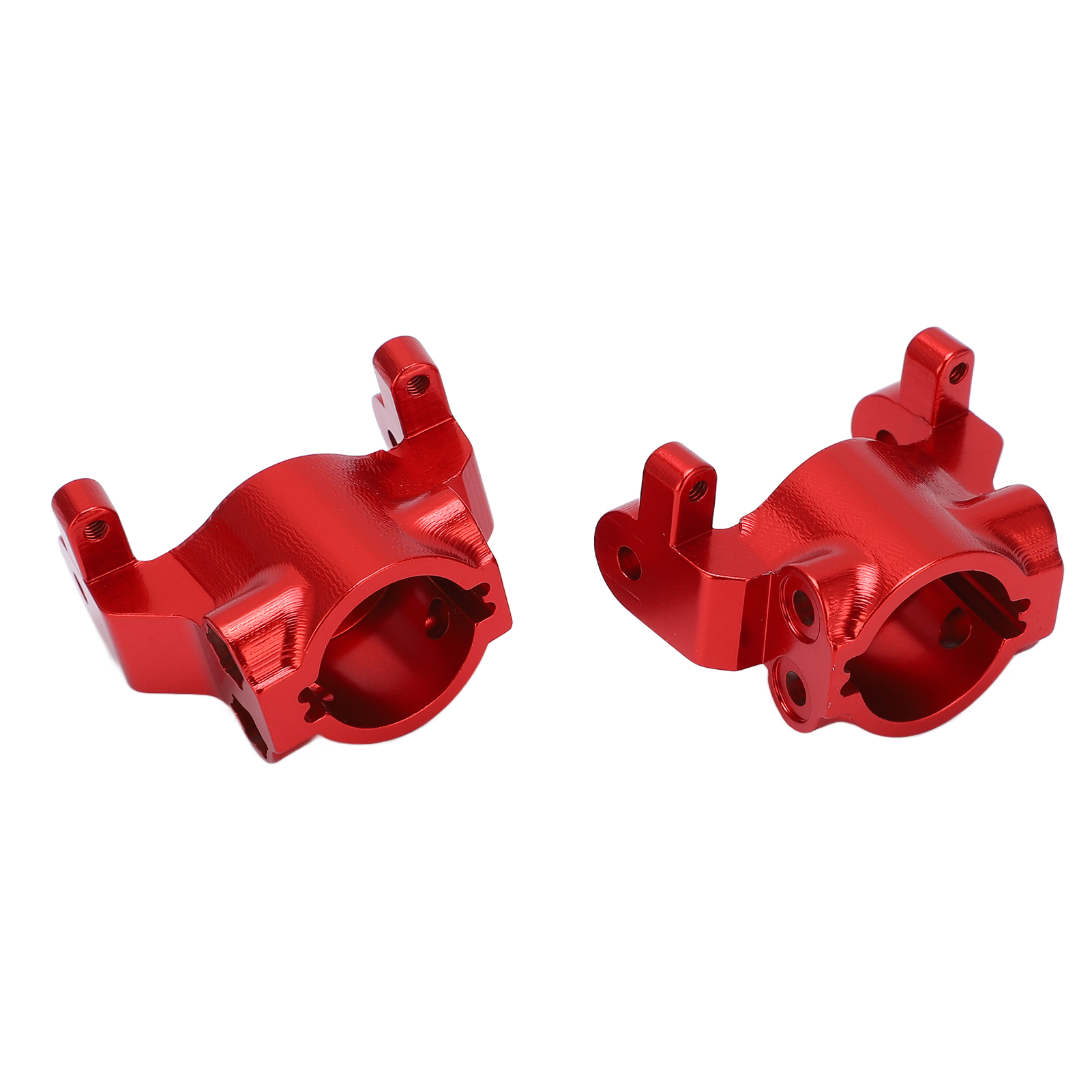 Cnc-gefräster Aluminium-vorderradnaben-stützsatz Für Axial Rbx10 Ryft 1/10, Rote Rc-ersatzteile
