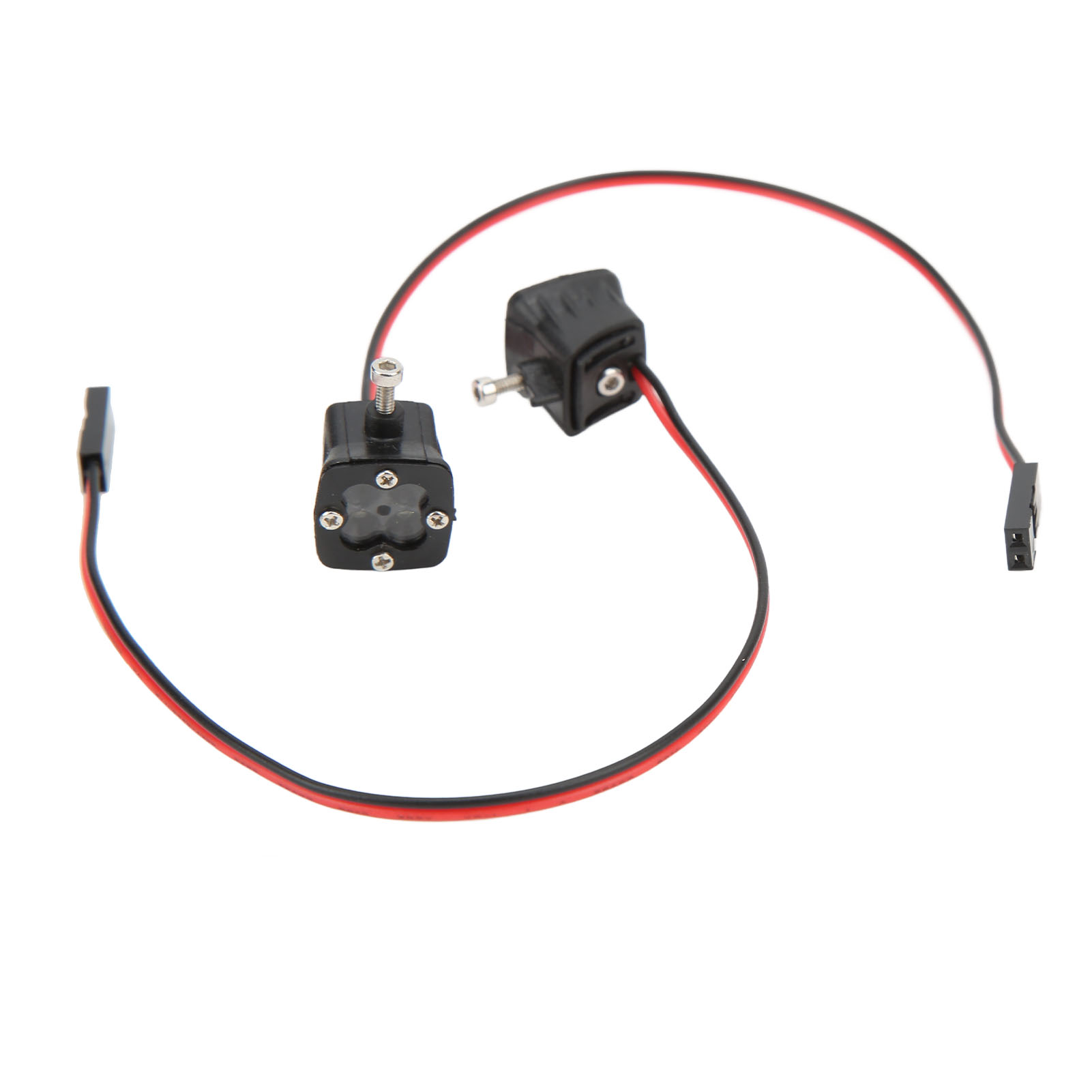 Paar Quadratische Led-scheinwerfer Für 1/10 Rc-autos, Diy-scheinwerfer Für Simulationsspielzeugmodelle