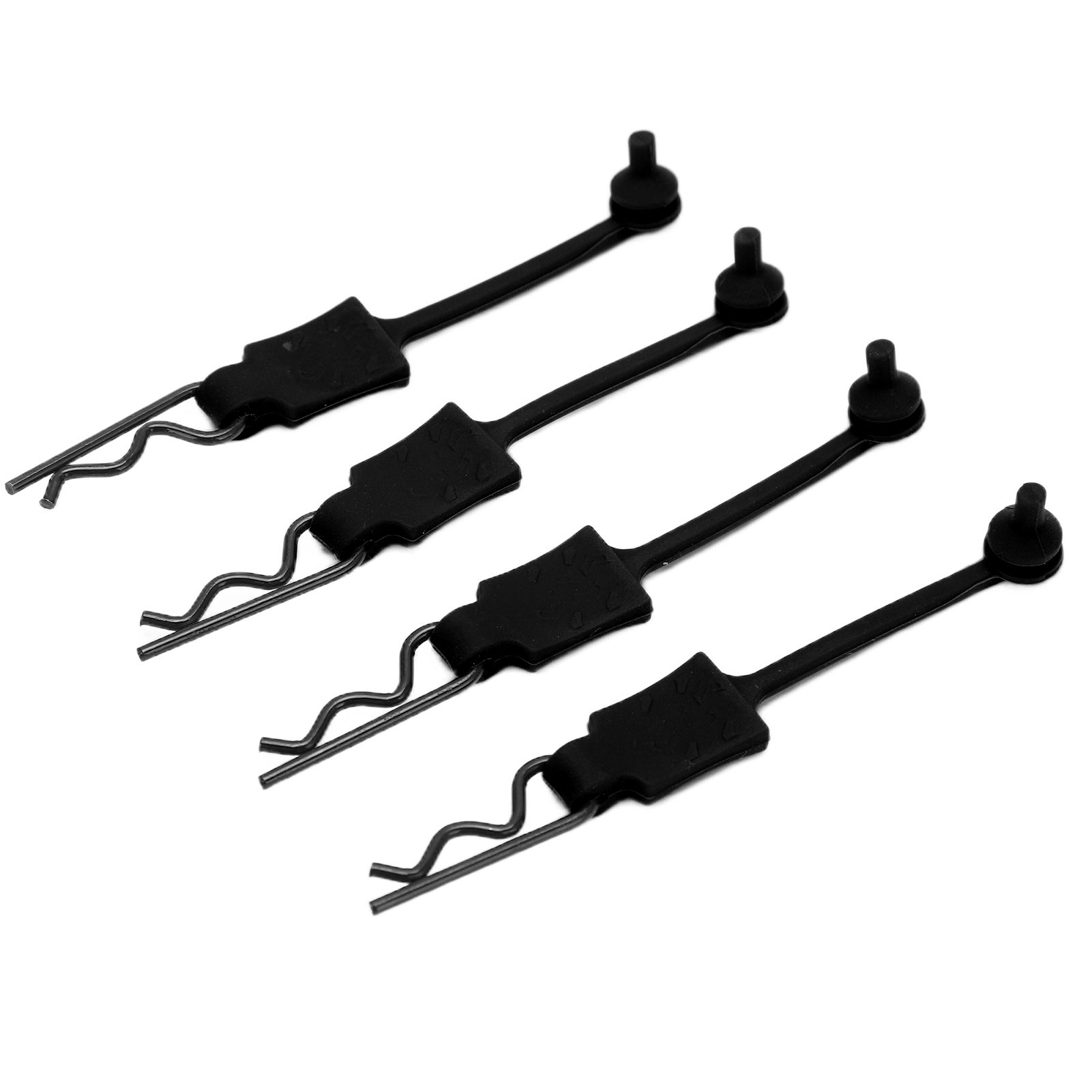 Stück Universal-karosserieklemmen Für 1/10 Rc-cars, Rumpfbefestigungen, Ersatzschrauben, Modellbauzubehör, Schwarz