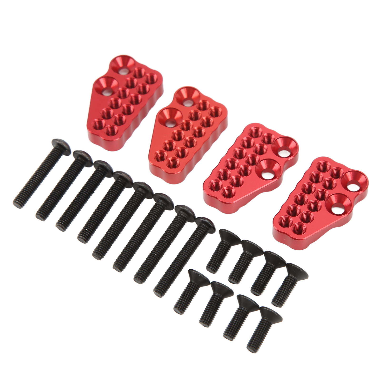 Stück Stoßdämpfer-befestigungscodes Aus Porösem Metall Für Vorder- Und Hinterachse Für Axial Capra 1.9 Utb Axi03004 Rc-car, Rot