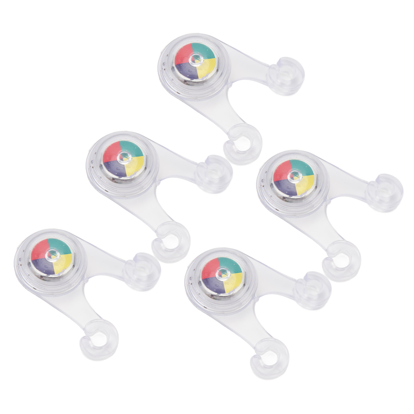 5-teiliges Led-sicherheitssignalleuchten-set Für Camping, Dekorative Und Stimmungsvolle Beleuchtung Für Zelte Und Markisen, Mehrfarbige Led-leuchten