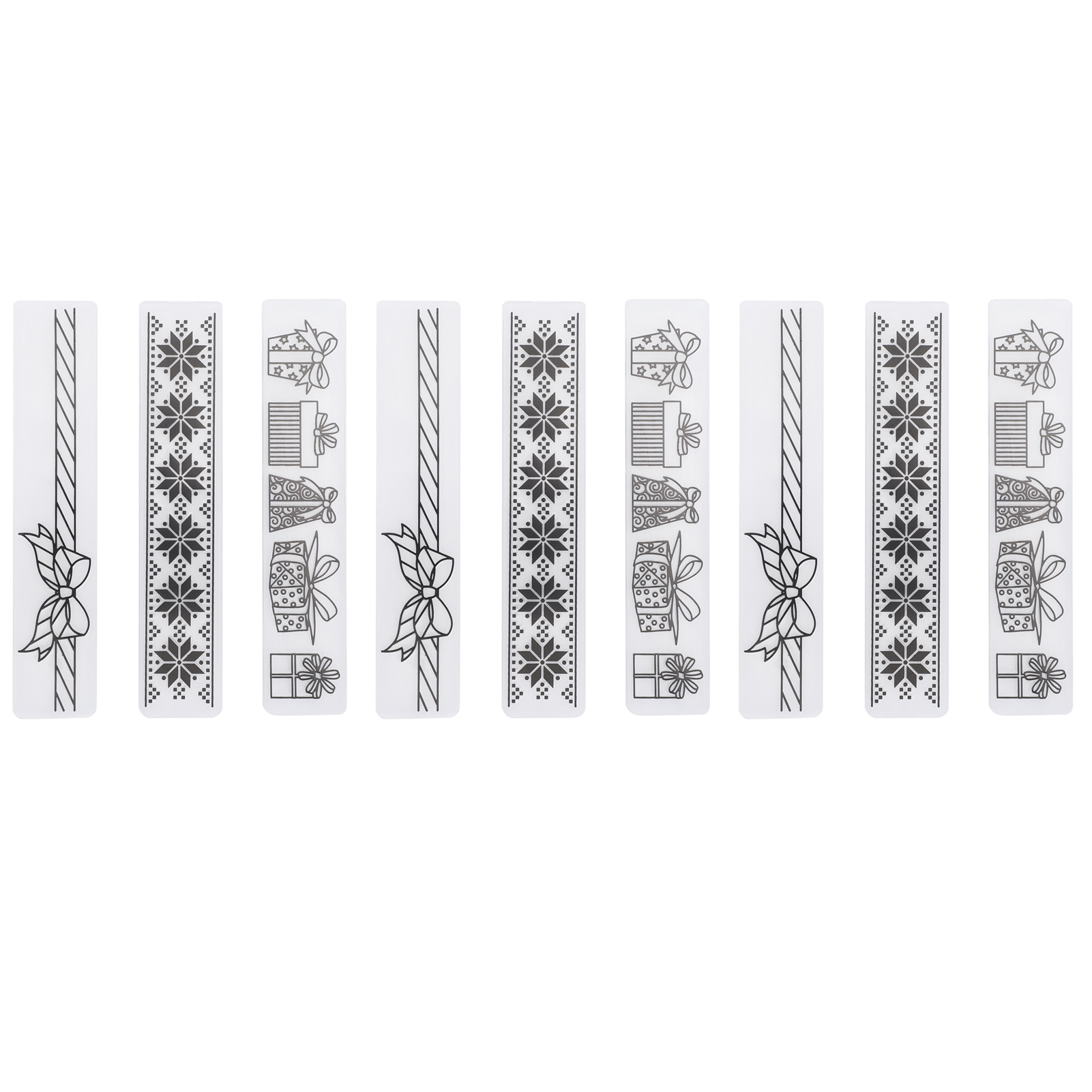 9-teiliges Set Aus Kunststoff-blumenschablonen Zum Prägen Und Basteln Von Papierdekorationen Für Karten