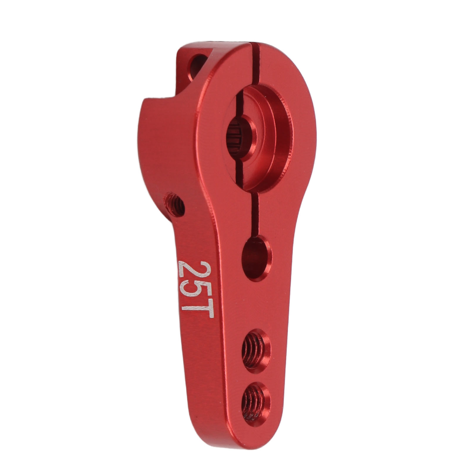 Verstellbarer 25t-servoarm Aus Aluminium Mit M3-gewindeverzahnung, Lenkarm Für Rc-cars Axi90075, Axi90104, Ax90058, Rot