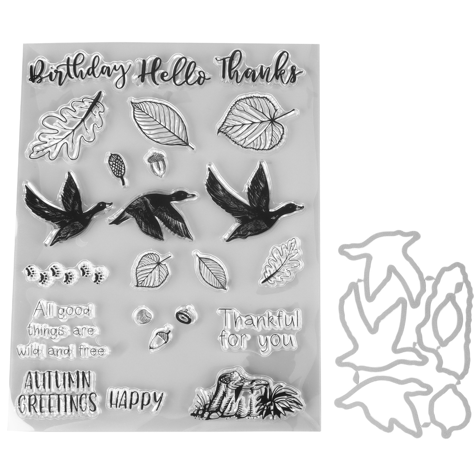 Interessante, Langlebige, Wiederverwendbare Und Dekorative Diy-stempel Aus Transparentem Material Zum Scrapbooking Und Als Geschenkidee