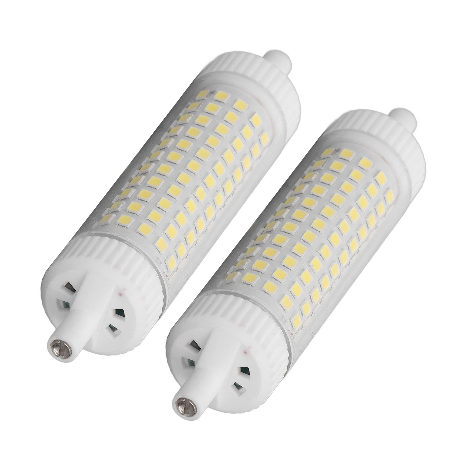 2er-pack R7s 118 Mm Dimmbare 15-w-led-lampen Mit Doppelsockel (154 Å) Für Heimbeleuchtung Und Werbung, 220 V, Weiß