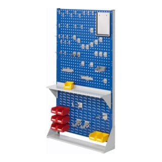 Kappes Stellwand RasterPlan Gr. 5 einseitig RAL 7035/5010 mit Ausstattung 1