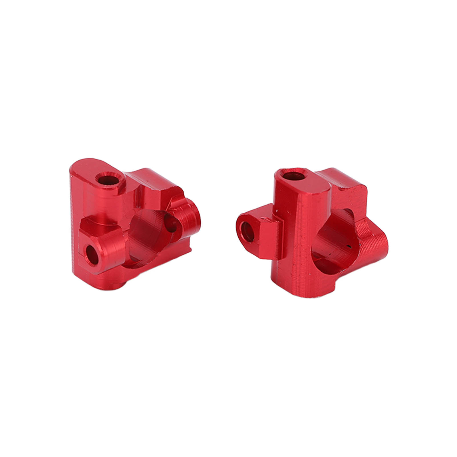 Stück Aluminiumlegierung Vorderradnaben (c-naben) Als Ersatzteile Für Losi 1/18 Mini T 2.0 2wd, Rot