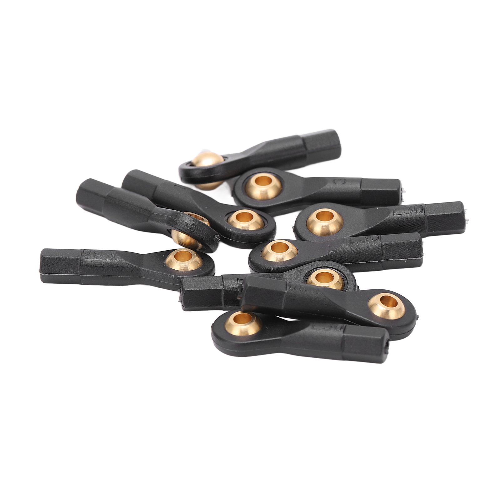 10 Stück Kugelköpfe Für Rc-anlenkungen, Leichtes, Verschleißfestes Kunststoff, Präzise Größe M2-gelenk Für 1/10 Und 1/12