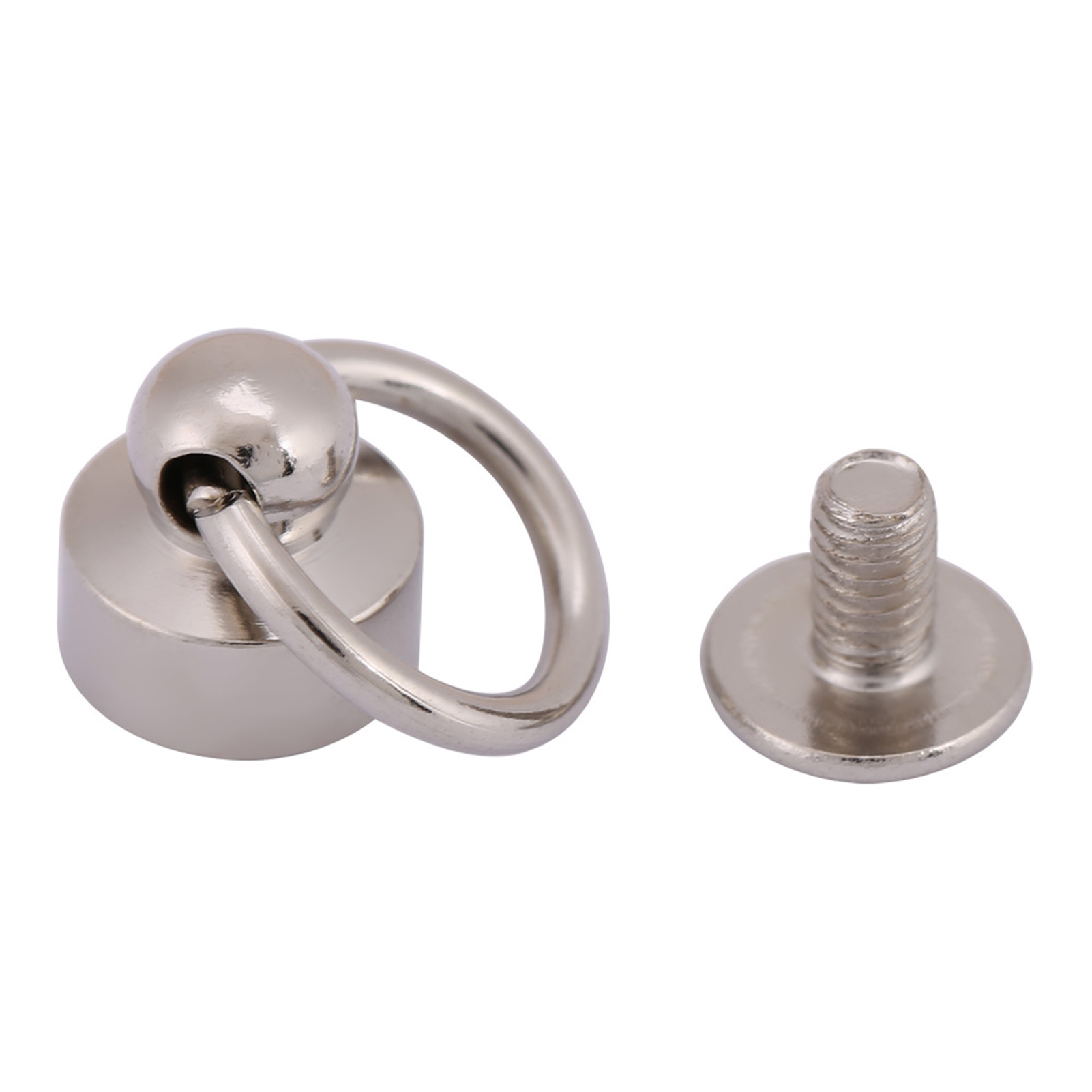 20 Diy-ledernieten Für Handtaschen, Handyhüllen, Kettenbänder, Schrauben, 8 Mm, Silberpackung
