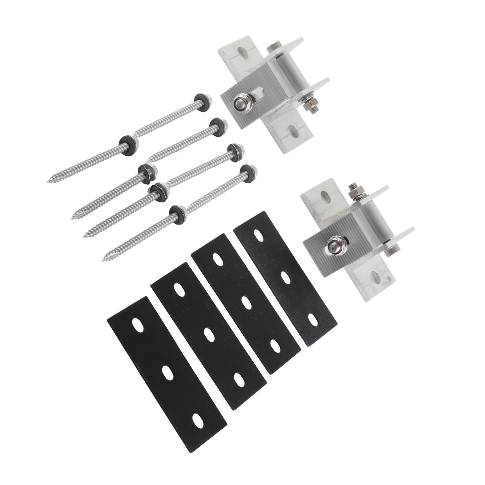 Einfach Zu Installierendes Montage-set Aus Aluminium Für Solarmodule An Metalldächern