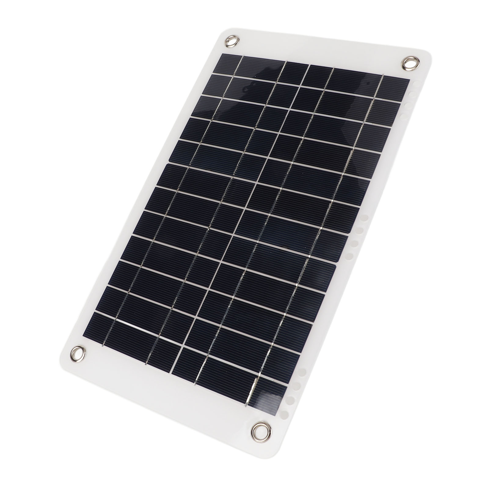 12v 8,5w Monokristallines, Halbflexibles Silizium-solarpanel Mit Klemmen Und Ladegerät Für Solarbatterien Im Außenbereich