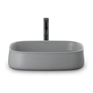 Duravit Aufsatzbecken Zencha 55x39cm, o L, Ü, HLB, gs, gr s-matt